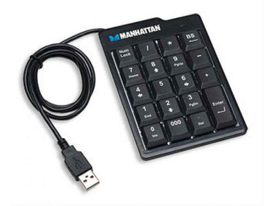 Manhattan keyboard USB 176354 Black - Foto 2