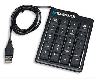 Manhattan keyboard USB 176354 Black - Foto 5