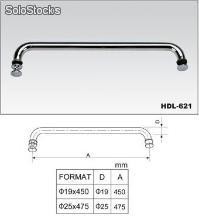 Manija para Vidrio Sencilla en C de 25 X 45 / ITA-621