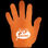 Mano de animación personalizada en goma EVA con la palma abierta - 1