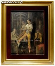 Manolete | Pinturas de escenas taurinas en óleo sobre lienzo