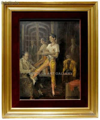 Manolete | Pinturas de escenas taurinas en óleo sobre lienzo
