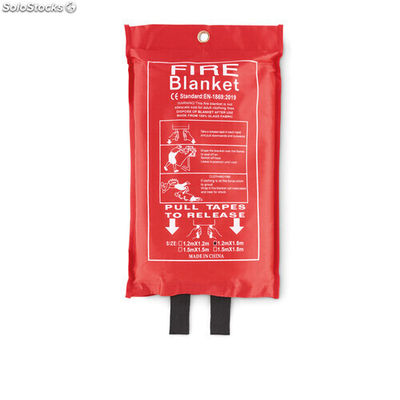 Manta ignifuga en bolsa de PVC rojo MIMO6386-05