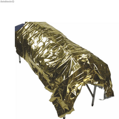 Manta térmica oro plata 210x160cm 6 uds