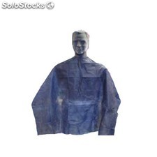 Manteau jetable Fermeture velcro bleu foncé 100 und