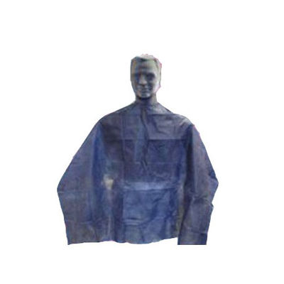 Manteau jetable Fermeture velcro bleu foncé 100 und
