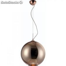 Mantra Mantra Glas 461a Pendelleuchte 1L Bola Bronze Groß 1x60w E27 Br