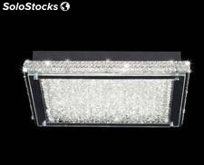 Mantra Mantra Glas LED Deckeleuchte Square Klein 30 Cm LED 1x18W Glas/