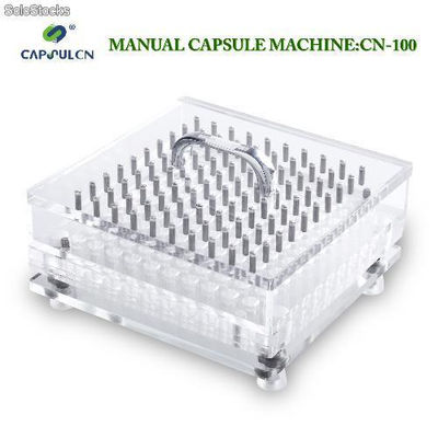manual encapsuladora cn-100 máquina llenado de cápsulas size 000