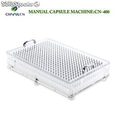 manual máquina para llenar cápsulas size 0 llenadora de encapsuladora cn-800