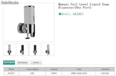 Manual Pull Level Liquid Soap Dispenser(One Port)
