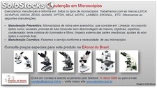 Manutenção em microscópios