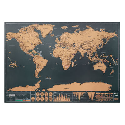 Mapa del mundo para rascar