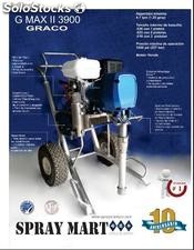 Maquina airless Graco g Max ii 3900 a gasolina para pintar o impermeabilizar