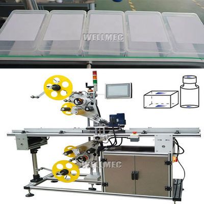 Máquina automática de etiquetado de doble lados superficie superior e inferior