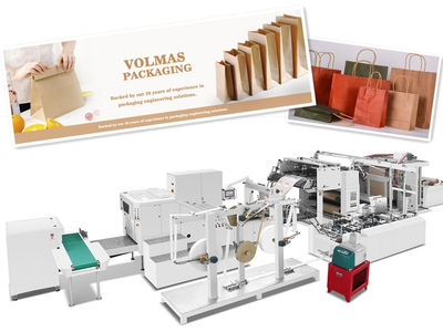 Máquina automática de fábrica de bolsas de papel simple