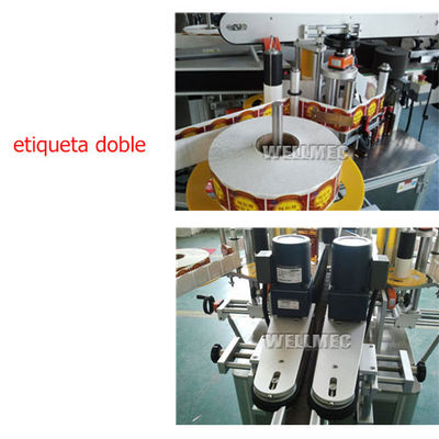 Máquina automática etiquetadora de doble lados para botellas redondas o planas - Foto 2
