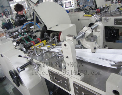 Máquina automática fabricar bolsas de papel grande para alimentos tipo pan