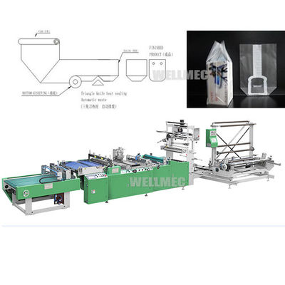 Máquina automática para fabricar bolsas de OPP plásticas para bolsa de pan