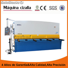 Máquina cizalla hidráulica corte de hoja metal 10x3200 mm