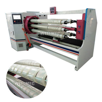 Máquina cortadora de alta velocidad de rollos de cinta adhesiva BOPP automática