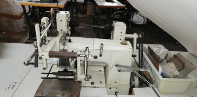 Maquina coser 12 agujas para plisar con puller