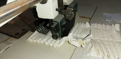 Maquina coser 12 agujas para plisar con puller - Foto 3