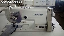 Maquina coser de doble arrastre 2 agujas desembragables Brother Full Equip