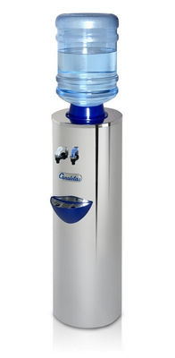 Máquina de água fria e natural em aço inox - Garrafão reutilizável 18.9 lts