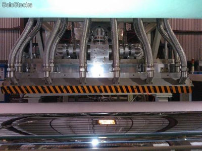 Máquina de coextrusión de film de multicapas alta velocidad jdcpe1500-110-65-65 - Foto 2