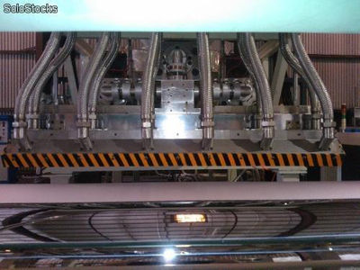 Máquina de coextrusión de film de multicapas alta velocidad jdcpe1500-110-65-65 - Foto 2