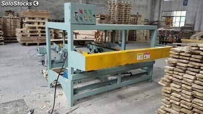 Máquina de corte de sierra de panel de larguerillo de palet de madera