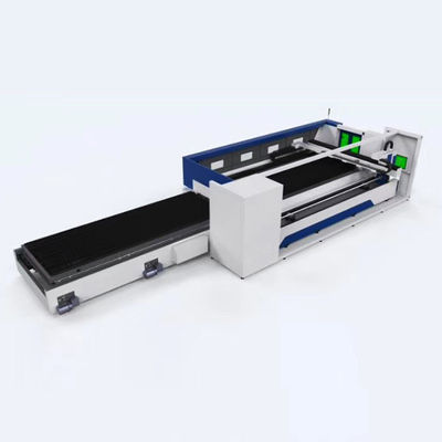 Máquina de corte láser por fibra con sistema rotativo a los tubos 0.5kw-6kw 3015
