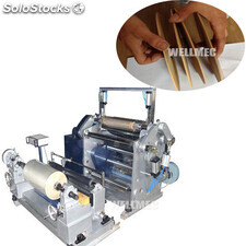 Máquina de corte y rebobinado de superficies de película y papel de alta velocid