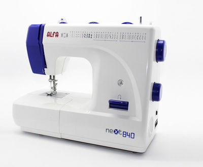 Máquina de coser Alfa Next 840 con 34 diseños de puntada ojal en 4 pasos puntada - Foto 2