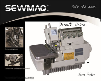 Maquina de coser industrial sewmaq mod. Swd-742 / 752