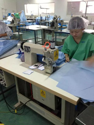 Máquina de coser por ultrasonidos para hacer bata quirúrgica Modelo: TC-50