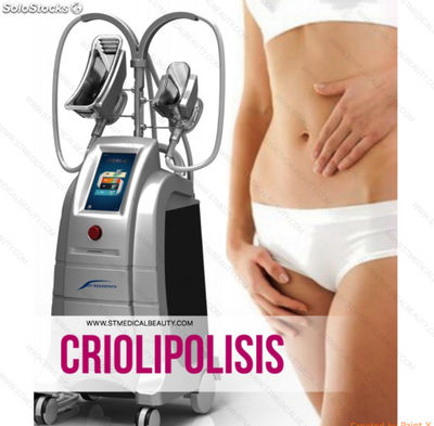 Maquina de criolipolisis para la eliminacion de grasa y volumen