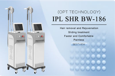 Máquina de depilación láser de rejuvenecimiento de piel vertical IPL SHR
