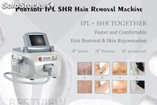 Máquina de depilación para rejuvenecimiento de la piel con láser IPL SHR