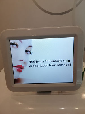 Máquina de depilación tri-láser diodo para piel oscura/cabello/suave/gris - Foto 5
