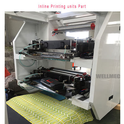 Máquina de hacer bolsas de papel de fondo cuadrado con unidades de impresión - Foto 4