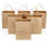 Máquina de hacer bolsas de papel de Kraft bolsa de comida regalo - Foto 5