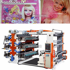 Máquina de impresión flexográfica de 2, 4, 6 colores