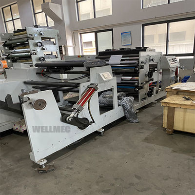 Máquina de impresión flexográfica de rollo de papel térmico de 2 colores - Foto 4