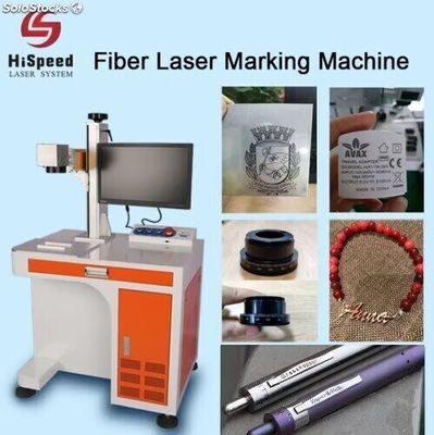 Máquina de marcado del láser de fibra en Metales ABS PVC marcadora láser - Foto 5