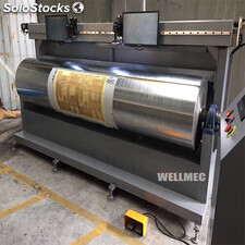 Máquina de montaje de placa de cilindro de impresión flexográfica de cartón