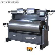 Máquina de montaje de placa flexográfica de impresión PLC con servomotor
