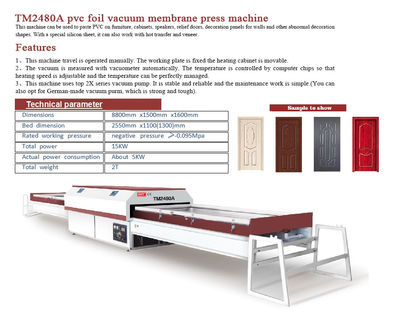 Máquina de prensa de membrana de vacío de muebles de madera maciza Fabricantes