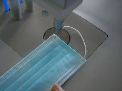 Máquina de soldadura por ultrasonido para elástico de mascarillas soldadora - Foto 3
